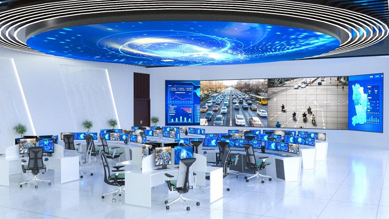 華邦瀛液晶拼接屏賦能企業(yè)安防，有效洞察全局！